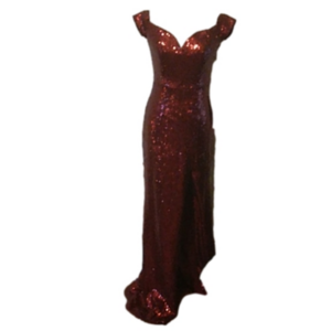 B. Smart NWT Stunning Scarlett Red Sequin Gown